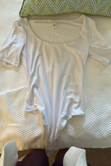 White H&M Bodysuit Photo 0