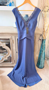 BCBGMAXAZRIA Alyza Gown Womens Classic Blue Size 4 XVR63D39-H46 Photo 0