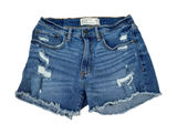 Abercrombie & Fitch Mid Rise Boyfriend Shorts‎ 26 Distressed Denim Cutoff Shorts Photo 0
