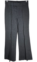 Quince Ultra-Stretch Ponte Flare Leg Pants‎ Charcoal Gray Womens Size Medium Photo 0