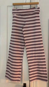 Wild Fable Pink Striped Foldover Pants Photo 0