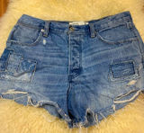 Abercrombie and Fitch high rise distressed shorts Photo 0