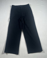 Calvin Klein Women's Size 8 Regular Black Wide-Leg Trousers Dress Pants Photo 0