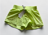 Adidas W PCR SNP WVN Women Training Shorts Pulse Lime HK7553‎ XS NWT Photo 0