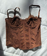 Brown Corset Top Photo 0