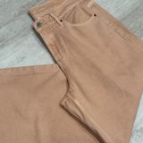 Old Navy‎ Mid-Rise Baggy Wide Leg Jeans Peach Orange Denim Pants Size 10 Photo 0
