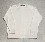 Vintage Made in USA Worthington Cream Crewneck Sweater Raglan Sleeve Sz‎ L EUC Photo 0