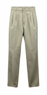 Wrangler Casual Tan Long Tapered Business Cotton Work Formal Pleat Pants 6x36 Photo 0