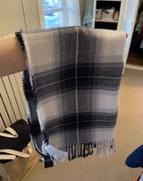 Plaid Blanket Scarf Photo 0