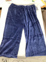 Universal Thread Navy Blue Velour Wide Leg Lounge Pants Women 3X New With Tags Photo 0