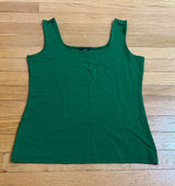 Ann Taylor Factory Emerald Green Scoop Neck Tank Photo 0