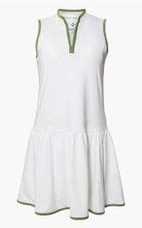 Tuckernuck Sport‎ Tennis Dress XL White Zip Athletic Preppy Golfcore Pickleball Photo 0