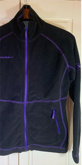 Mammut Fleece Womens‎ Medium Sweater Black Gorpcore Classic Outdoorsy Hiking Ski Photo 0