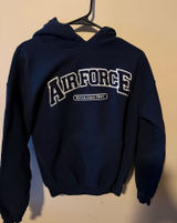 Air force hoodie Blue Photo 0