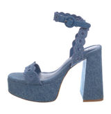 Larroude Denim Heel Photo 0
