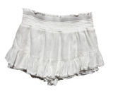 Aeropostale Women Cottagecore Coquette Skort M‎ White Ruffle Lace Festival Mini Photo 0