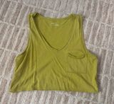 Aerie green flowy tank top  Photo 0