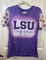 LSU University College Game Day T-Shirt Louisiana Size Medium Old Mike the Tiger Photo 0