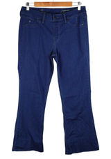 Hot in Hollywood Girlfriend Jeans Women Size M Blue Flare Leg Denim PA629616INV Photo 0