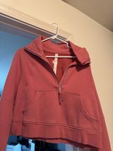 Scuba Oversized Half-Zip Hoodie funnel neck Photo 0