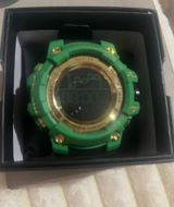 Men’s Activa by Invicta 50 mm watch, green bezel and black band NEW Photo 0