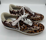 Dolce Vita Esha Leopard Print Sneaker size 8 trendy retro fall winter animal NEW Photo 0