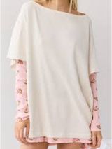 Urban Outfitters Darling Layered Long Sleeve Top Photo 0