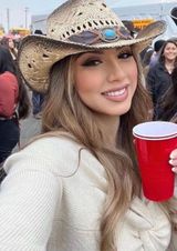 Coastal Turquoise Cowboy Hat Blue Photo 0