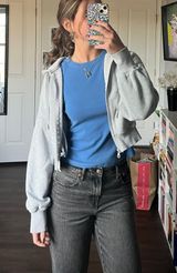 Aerie Offline  Cropped Zip Up Photo 0