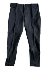 Irideon NWT Women's Riding Tech Fleece Breeches Size 34 Black Equestrian Pants Photo 0