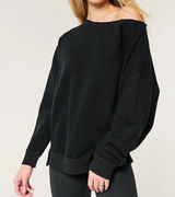 Hollister Oversized Off the Shoulder Crewneck Photo 0