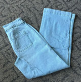 Old Navy Extra High-Rise Sky-Hi Wide Leg Light Wash Jeans Photo 0