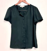 Forest Green Ann Taylor Blouse - Size Small Photo 0