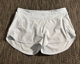 Lululemon Speed Up Short Long *4" Updated Fit Blue Cast Swift Runner Photo 0