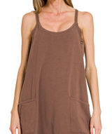 Zenana Cami Mini Dress with Built-in Romper Liner‎ Photo 0