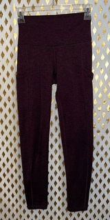 Aerie offline Chill Play Move Leggings Maroon size S Photo 0