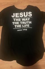 JESUS THE WAY THE TRUTH TEE Size L Photo 0