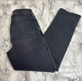 American Eagle Outfitters Black Denim Skinny Jeans high rise size 8 casual Photo 0