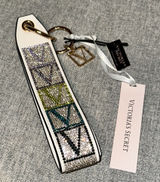 Victoria’s Secret colorful rhinestone keychain fob Photo 0