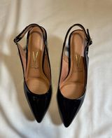 Black Pointed Toe Kitten Heels Vizzano Size 7.5 Photo 0