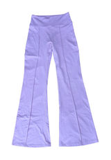 PINK Victoria's Secret Flare Leggings Womens Small Short Pintuck Seam Pink Photo 0