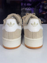 Adidas Campus 00s 🤎🤍 Beige/tan suede Adidas Campus sneakers with white stripes and gum sole. Super cute neutral colorway that goes with everything! • Size 2 • Pre-owned, excellent condition • Beige/tan suede • White Adidas stripes • Gum sole • Comes with Adidas box • Please see photos for condition/details 💰 $55 OBO #AdidasCampus #AdidasCampus00s #AdidasSneakers #AdidasOriginals #Sneakers Photo 0