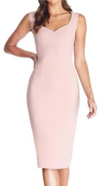 Dress The Population Elle Sheath‎ Dress Sweatheart Neckline Pink NEW Size XL Photo 0