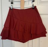 leather Garnet Skirt Photo 0