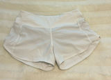 White Lululemon Speed Up Shorts Photo 0