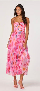 ASTR The Label Floral Dress Maxi Photo 0