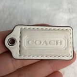 1.5" COACH Fob Bag Charm Hang tag Hangtag Photo 0