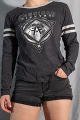 American Fighter Long Sleeve Shirt Grey Photo 0