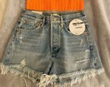 AGOLDE Shorts Denim Distressed Photo 0