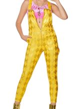 Harley Quinn Overalls Yellow Size M Photo 0